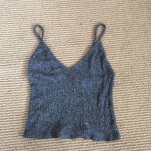 Brandy Melville grey speckled tank top